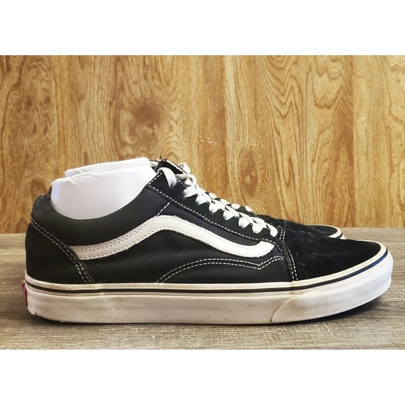 Vans Off The Wall Old Skool Low Sneakers Men's Size 10 Black - Picture 1 of 12